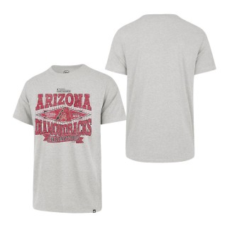 Arizona Diamondbacks Gray 2023 National League Champions Franklin T-Shirt