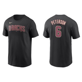 Arizona Diamondbacks Jace Peterson Black Name Number T-Shirt