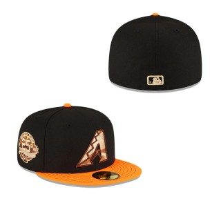 Arizona Diamondbacks Just Caps Orange Visor 59FIFTY Fitted Hat