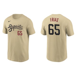 Men's Arizona Diamondbacks Luis Frias Gold City Connect T-Shirt