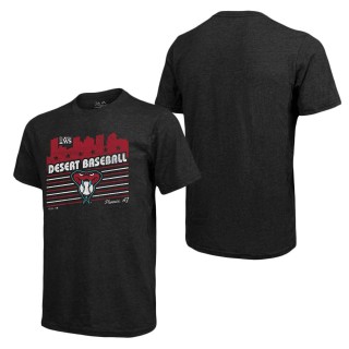 Arizona Diamondbacks Majestic Threads Black 2023 World Series Local Lines Tri-Blend T-Shirt