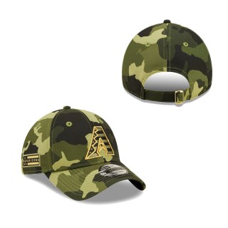 Arizona Diamondbacks New Era Camo 2022 Armed Forces Day 9TWENTY Adjustable Hat