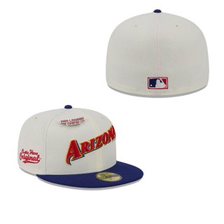 Arizona Diamondbacks White Big League Chew Original 59FIFTY Fitted Hat