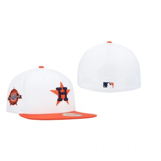 Houston Astros White Orange 1986 World Series Two-Tone Hat