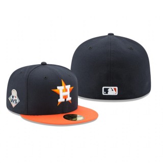 Astros Navy Orange 2019 World Series Bound Sidepatch 59FIFTY Hat