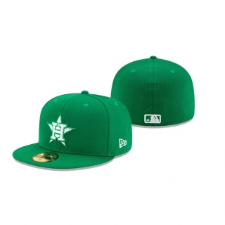 Astros Kelly Green 2021 St. Patrick's Day On Field 59FIFTY Hat