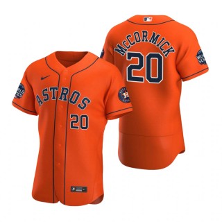 Houston Astros Chas McCormick Orange 2021 World Series Authentic Jersey
