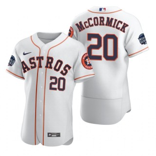 Houston Astros Chas McCormick White 2021 World Series Authentic Jersey