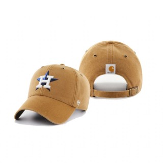 Houston Astros Khaki Clean Up Carhartt X 47 Brand Hat