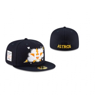 Astros Cloud Navy 59Fifty Fitted Cap