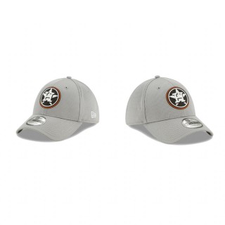 Astros Clubhouse Gray 39THIRTY Flex Hat
