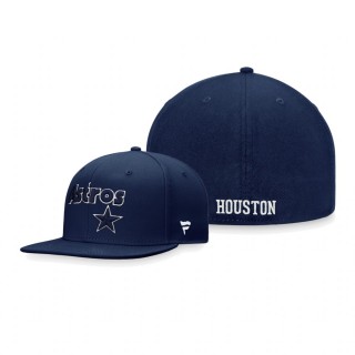 Houston Astros Navy Cooperstown Collection Fitted Hat