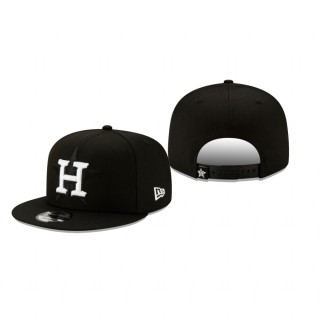 Houston Astros Black Elements Monochrome Logo 9FIFTY Adjustable Hat