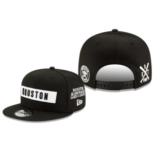 Houston Astros Black Multi 9FIFTY Adjustable Snapback Hat