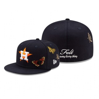 Houston Astros New Era x FELT Navy 59FIFTY Fitted Hat