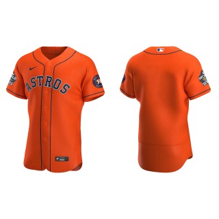 Houston Astros Orange 2022 World Series Alternate Authentic Jersey