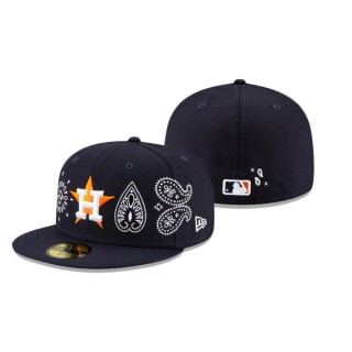 Astros Navy Paisley Elements Hat