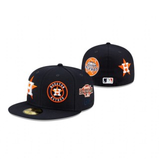 Astros Patch Pride Navy 59Fifty Fitted Cap