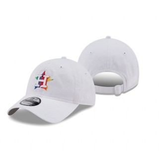 Houston Astros White Pride Core Classic 9TWENTY Hat
