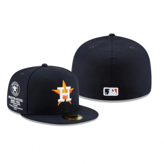 Astros Sidescreen Navy 59Fifty Fitted Cap