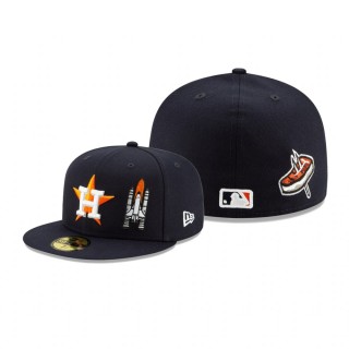 Astros Team Describe Navy 59FIFTY Fitted Hat
