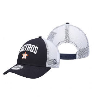 Astros Navy White Team Title Hat