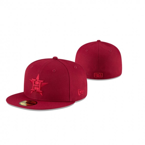 Astros Tonal Cardinal 59FIFTY Fitted Cap