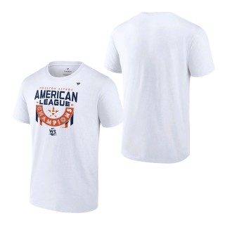 Men's Houston Astros White 2022 American League Champions Locker Room T-Shirt