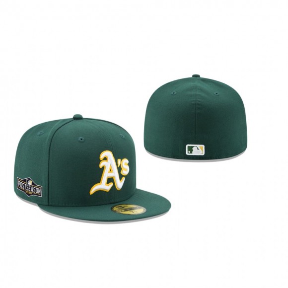 Athletics Green 2020 Postseason 59FIFTY Fitted Hat