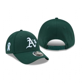 Oakland Athletics Green 2021 Father's Day 9FORTY Adjustable Hat