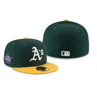 Athletics Green 2021 MLB All-Star Game Workout Sidepatch 59FIFTY Hat