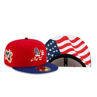Athletics Americana Patch Red 59FIFTY Cap