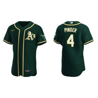 Oakland Athletics Chad Pinder Green Authentic Alternate Jersey
