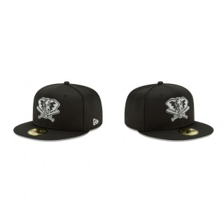 Athletics Clubhouse Black Team 59FIFTY Fitted Hat