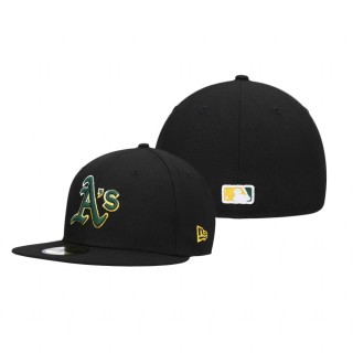 Athletics Black Color Dupe Hat