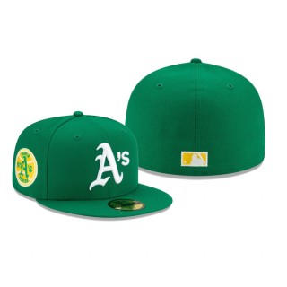 Athletics Green Floral Under Visor 1973 World Series Replica 59FIFTY Hat