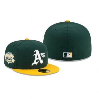 Athletics Green Floral Under Visor 1989 World Series Replica 59FIFTY Hat
