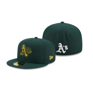 Athletics Scored 59FIFTY Fitted Green Hat
