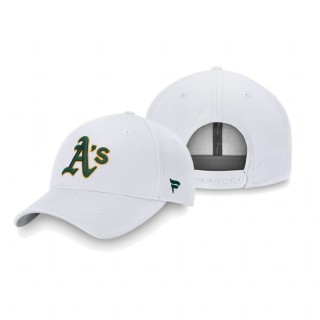Oakland Athletics White Iconic Snapback Hat