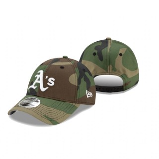 Oakland Athletics Camo Latitude 9FORTY Snapback Hat