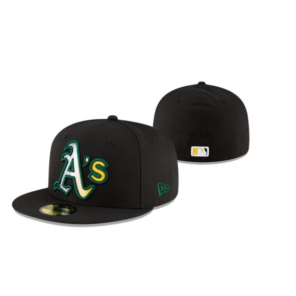 Athletics Black Ombre 59FIFTY Fitted Hat