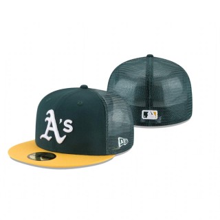 Athletics Replica Mesh Back Green 59FIFTY Fitted Cap