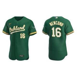 Sean Newcomb Athletics Kelly Green Authentic Alternate Jersey