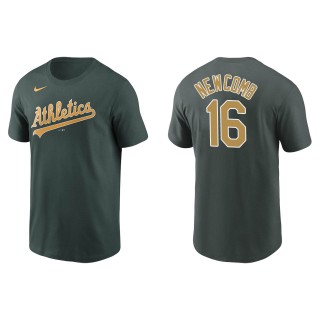 Sean Newcomb Athletics Green Name & Number T-Shirt