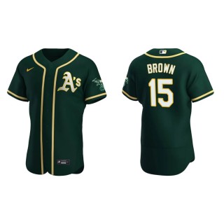 Oakland Athletics Seth Brown Green Authentic Alternate Jersey