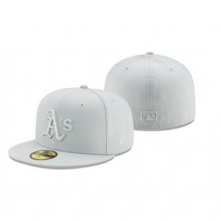 Athletics Gray Spring Color Basic 59FIFTY Fitted Hat