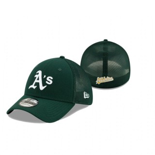 Athletics Green Team Mesh 39THIRTY Flex Hat