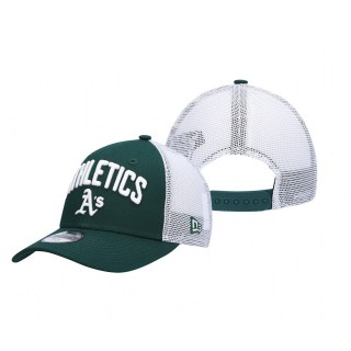 Athletics Green White Team Title Hat