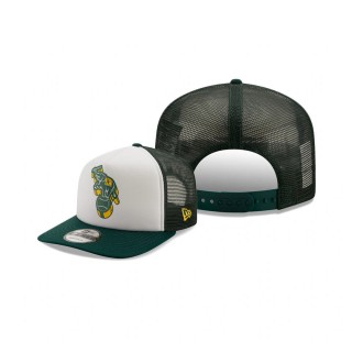 Athletics Foam Front Cooperstown Collection Trucker 9FIFTY White Hat