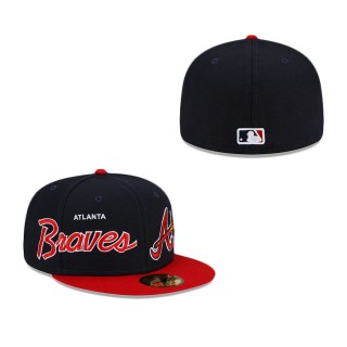 Atlanta Braves Double Logo Fitted